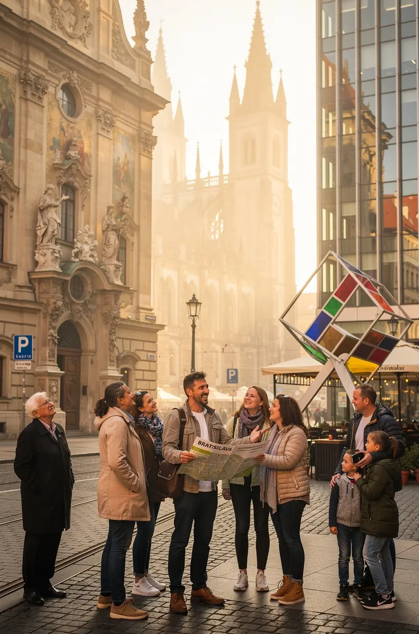 Tradičná slovenská dedina so zachovanými ľudovými domami a charakteristickou architektúrou regiónu.